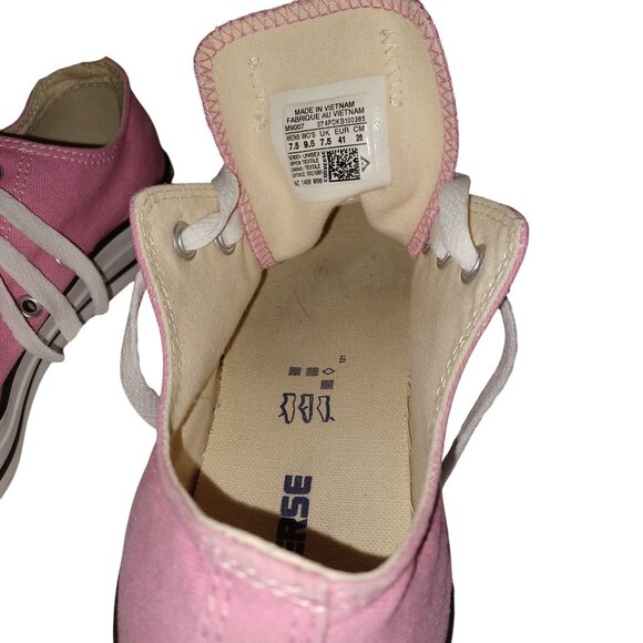 Converse All Star Low-Top Sneakers Pink Canvas Shoes Unisex SZ M's 7.5 Wm's 9.5 - Picture 4 of 9